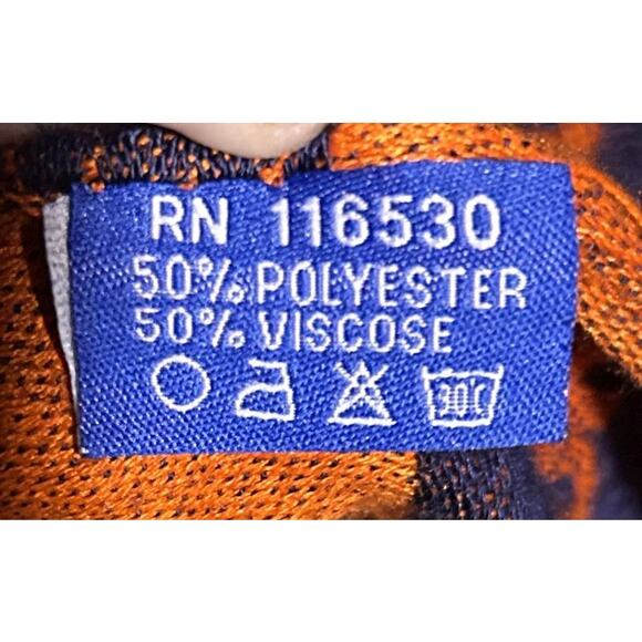 Auburn University Orange & Navy Blue Wrap / Scarf - Picture 6 of 6